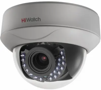 Камера видеонаблюдения аналоговая HiWatch DS-T207P 2.8-12мм HD-TVI цв. корп.:белый (DS-T207P (2.8-12 MM))