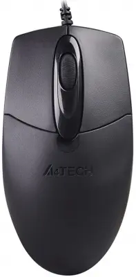 Мышь проводная A4Tech OP-720S black (USB, оптическая, silent, 1200dpi, 2but) (OP-720S)