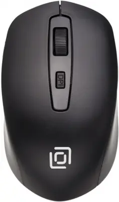 Мышь Оклик 690MW черный оптическая (1600dpi) беспроводная USB (4but)