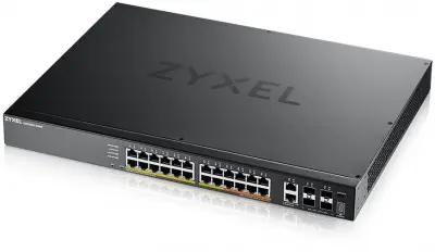 Коммутатор Zyxel XGS2220-30HP-EU0101F (L3) 24x1Гбит/с 2x10Гбит/с 4SFP+ 16PoE+ 8PoE++ 400W управляемый