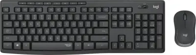 Клавиатура + мышь Logitech MK295 Silent Wireless Combo клав:черный мышь:черный USB беспроводная Multimedia (920-009800)