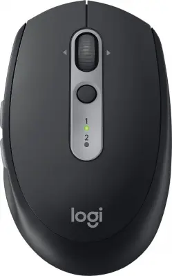 Мышь Logitech M590 черный оптическая (1000dpi) silent беспроводная BT/Radio USB (5but)