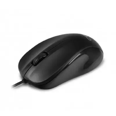 CBR CM 131 Black, USB, Мышь офисн., оптич., 1200 dpi, 3 кн., 2.0 м, резиновое колесо прокрутки, ABS-пластик