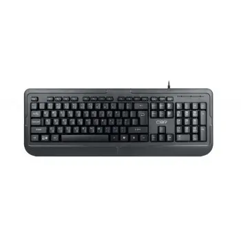 CBR KB 319H, Клавиатура проводная полноразмерная, USB, 104 клавиши, встроенный 2-портовый USB-хаб, ABS-пластик, длина кабеля 1,5 м
