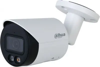 DAHUA DH-IPC-HFW2449SP-S-IL-0280B Уличная цилиндрическая IP-видеокамера Smart Dual Light с ИИ 4Мп, 1/2.9” CMOS, объектив 2.8мм, видеоаналитика, ИК до 30м, LED до 30м, IP67, корпус: металл