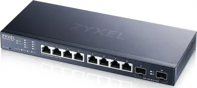 Коммутатор Zyxel NebulaFlex XMG1915-10E-EU0101F (L3) 8x2.5Гбит/с 2SFP+ 8PoE++ 130W управляемый
