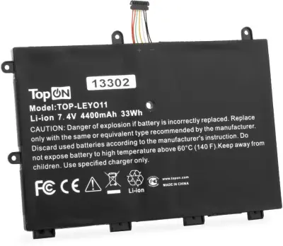 Батарея для ноутбука TopON TOP-LEYO11 7.4V 4400mAh литиево-ионная Lenovo ThinkPad Yoga 11e (103386)