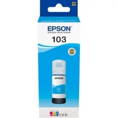 EPSON C13T00S24A  Контейнер 103  с голубыми чернилами для L1110/L3100/3101/3110/3150/3151, 65 мл