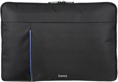 Чехол для ноутбука 15.6" Hama Cape Town черный/синий полиэстер (00216517)