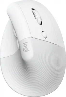 Мышь Logitech Lift белый/серый оптическая (4000dpi) беспроводная USB (5but)