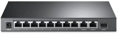 Коммутатор TP-Link TL-SL1311MP 8x100Мбит/с 2x1Гбит/с 1SFP 8PoE+ 124W неуправляемый