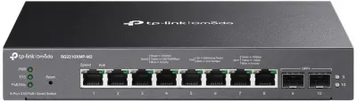 Коммутатор TP-Link Omada SG2210XMP-M2 (L2+) 8x2.5Гбит/с 4xКомбо(10GBase-T/SFP+) 2SFP+ 8PoE+ 160W управляемый