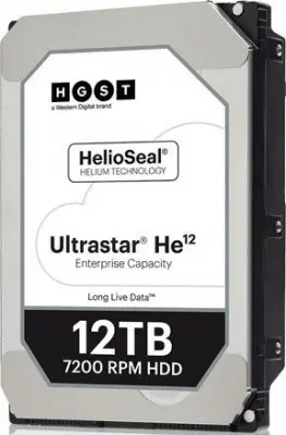 Жесткий диск WD SATA-III 12Tb 0F30146 HUH721212ALE604 Ultrastar DC HC520 (7200rpm) 256Mb 3.5"