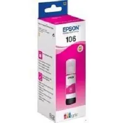 EPSON C13T00R340  Контейнер 106 с пурпурными чернилами для L7160/7180, 70 мл.