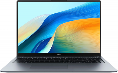 Ноутбук Huawei MateBook D 16 Core i5 12450H 16Gb SSD1Tb Intel UHD Graphics 16" IPS (1920x1200) noOS grey space WiFi BT Cam (53013YLY)