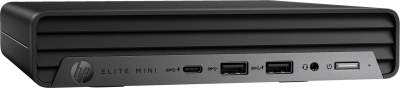 ПК HP Elite 600 G9 Mini i5 12500T Vpro 8Gb SSD256Gb Windows 11 Professional 64 GbitEth WiFi BT kb мышь клавиатура черный (828S3EA)