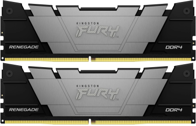 Память DDR4 2x8GB 4266MHz Kingston KF442C19RB2K2/16 Fury Renegade Black RTL Gaming PC4-34100 CL19 DIMM 288-pin 1.4В single rank с радиатором Ret