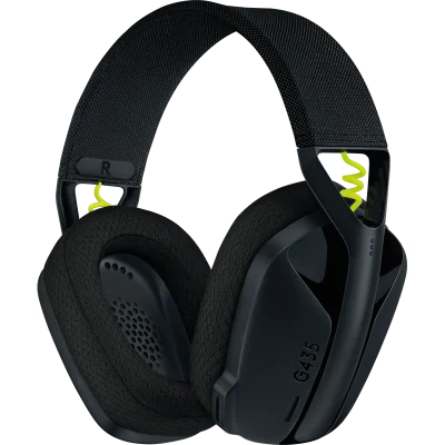 Гарнитура/ Logitech Headset G435 LIGHTSPEED Wireless Gaming  BLACK- Retail