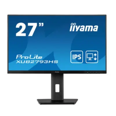 LCD Iiyama 27" XUB2793HS-B6 {IPS 1920x1080 100Hz 1ms 250cd HDMI DisplayPort M/M HAS Pivot}