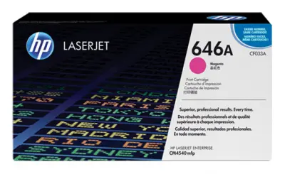 Картридж лазерный HP CF033AC пурпурный (12500стр.) для HP CM4540 (техн.упак)
