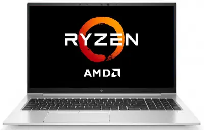 Ноутбук HP EliteBook 855 G8 Ryzen 5 Pro 5650U 8Gb SSD256Gb AMD Radeon 15.6" TN UWVA FHD (1920x1080) Windows 10 4G Professional 64 silver WiFi BT Cam