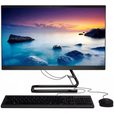Lenovo IdeaCentre A340-24IWL [F0E800RBRK] Black 23.8" {FHD i5-10210U/8Gb/256Gb SSD/DVDRW/DOS/k+m}