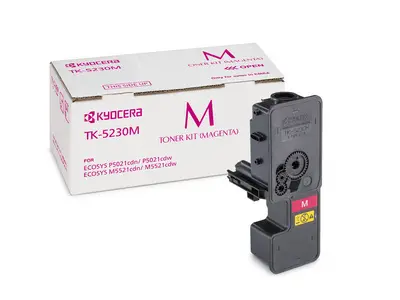 Картридж лазерный Kyocera TK-5230M 1T02R9BNL0 пурпурный (2200стр.) для Kyocera P5021cdn/cdw M5521cdn/cdw