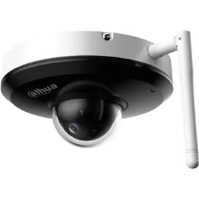 DAHUA DH-SD1A404DB-GNY-W Мини-купольная PTZ IP-видеокамера с Wi-Fi 2.4ГГц 4Мп, 1/2.8” CMOS, моторизованный объектив 2.8~12мм, видеоаналитика, ИК 20м, IP66, IK08, корпус: металл