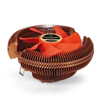 Exegate EX286152RUS Кулер ExeGate Кулер EE90-PWM.Cu (Al+Copper, LGA775/1150/1151/1155/1156/1200/AM2/AM2+/AM3/AM3+/AM4/FM1/FM2/754/939/940, TDP 80W, Fan 90mm, PWM, Hydro bearing, 4pin, 11-24db,