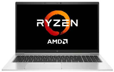 Ноутбук HP EliteBook 855 G8 Ryzen 5 Pro 5650U 16Gb SSD512Gb AMD Radeon 15.6" UWVA FHD (1920x1080) Windows 10 Professional 64 silver WiFi BT Cam (458Y0EA)