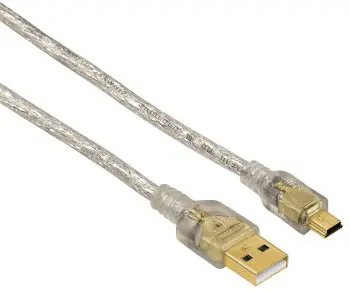 Кабель Hama H-41533 00041533 USB A(m) mini USB B (m) 1.8м прозрачный