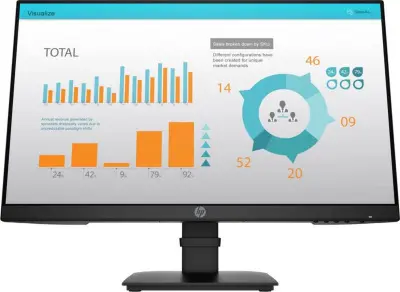 Монитор HP 23.8" P24 G4 черный IPS LED 16:9 HDMI 250cd 178гр/178гр 1920x1080 60Hz VGA DP FHD 4.51кг