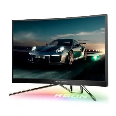 LCD AOC 27'' PD27 AGON Porsche Design {VA 2560x1440 240Hz 0.5ms 178/178 2500:1 8bit 550cd DisplayHDR400 2xHDMI2.0 DisplayPort1.2 FreeSync(Premium Pro) 4xUSB3.2 USB-C(DP 65W) AudioOut 2x5W VESA}