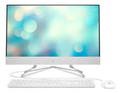 Моноблок HP 24 23.8" Full HD Touch i5 1135G7 (2.4) 8Gb 1Tb 7.2k Iris Xe CR Free DOS 3.0 GbitEth WiFi BT 90W клавиатура мышь Cam белый 1920x1080