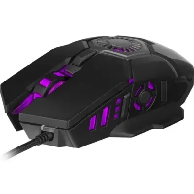 Мышь Sven RX-G880 6+1кл. 400-7000 DPI, ПО, вентилятор, подсветка, игров. Упак