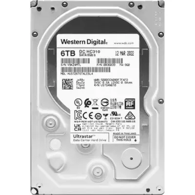6TB WD Ultrastar DC HDD Server 7K6 (3.5’’, 6TB, 256MB, 7200 RPM, SATA 6Gb/s, 512E SE), HUS726T6TALE6L4 (0B36535)