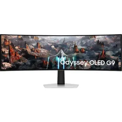 LCD Samsung 49" Odyssey G9 S49CG930SI серебристый [OLED Curved 5120x1440 240Hz 0.03ms HDMI DisplayPort]