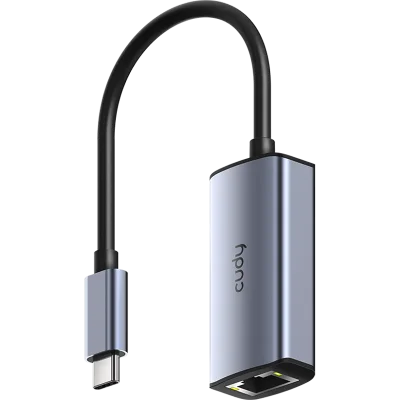 Адаптер/ Aluminum Portable USB-C to 2.5G Ethernet Adapter, Compatible with Laptop, MacBook, Surface, PC with Windows, XP, Mac/Linux and more