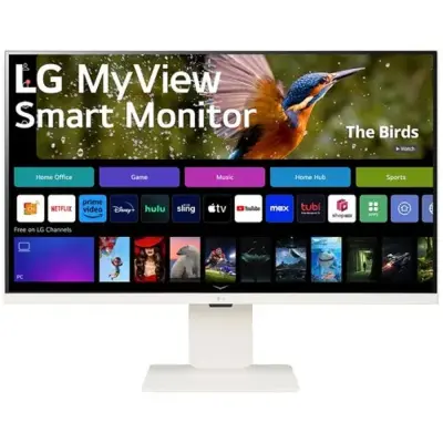 LCD LG 31.5" 32SR83U-W Smart Monitor {IPS 3840x2160 60Hz 400cd 16:9 5ms 178/178 2x5W USB-C 2xHDMI USB VESA HAS, webOS}