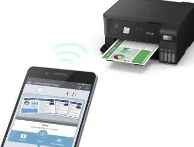 МФУ струйный Epson EcoTank L3560 (C11CK58405) A4 WiFi черный