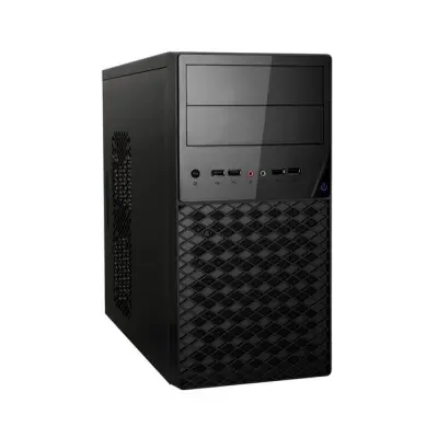 Exegate EX284031RUS Корпус Minitower BA-203U Black, mATX, , 2*USB+1*USB3.0, Audio