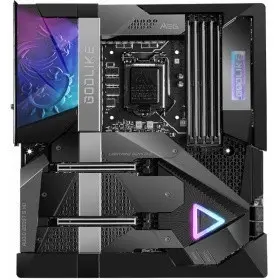 MSI  MEG Z590 GODLIKE {E-ATX, Socket 1200, Intel® Z590, 2xMiniDP, 4xDDR4-2933, 3xPCI-Ex16, 6xSATA3(RAID 0/1/5/10), 4xM.2, 8 Ch Audio, lan1x10GLan, 1x2.5GLan, WiFi-6E AX210, Bluetooth 5.2, (0+4)xUSB2}