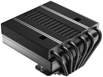 Кулер для процессора ID-COOLING IS-77-XT BLACK LGA1851/1700/1200/115X/AM5/AM4 низкопрофильный высота 77mm (18шт/кор, TDP 150W, PWM, 6 тепл.трубок + медная база, FAN 120mm) BOX