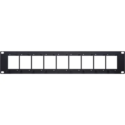 Панель/ SC&T TPN009 Панель для стойки 19" под установку TTA111VR, TTA111VТ, CD102, 9мест.
