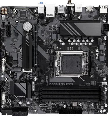 Gigabyte B650M D3HP AX {AM5 AMD B650 4xDDR5 mATX AC`97 8ch(7.1) 2.5Gg RAID+HDMI+DP}