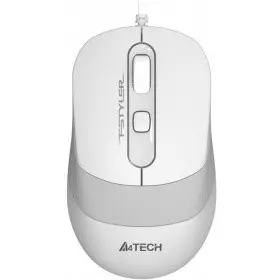 A-4Tech Мышь FStyler FM10 WHITE белый/серый оптическая (1000dpi) USB [1147676]