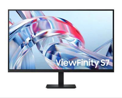 Монитор Samsung 27" ViewFinity S7 S27H700EAI IPS LED 16:9 3840x2160x60Hz 5ms 300cd 1000:1 1,07 млрд 178/178 DP; HDMI; Tilt; VESA; Black