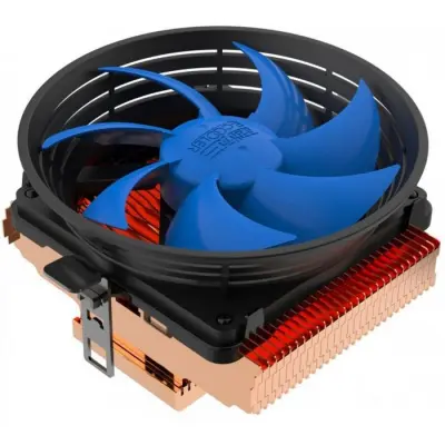 PCCooler Q100M V2 Кулер S775/115X/AM2/AM3/AM4/FM1/FM2 (60 шт/кор, TDP 75W, вент-р 100мм с PWM, 1200-2000RPM, 16-20dBa) Retail Color Box