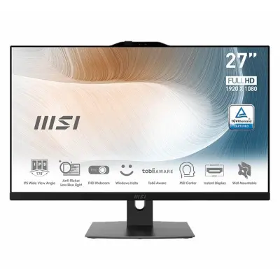 MSI Modern AM272P 12M-271RU  [9S6-AF8211-271] Black 27" {FHD i7-1260P/32Gb/1Tb SSD/Iris Xe/Win 11 Pro/k+m}