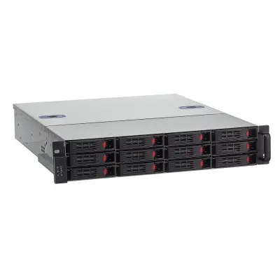 Exegate EX281233RUS Серверный корпус ExeGate Pro 2U550-HS12 <RM 19",  высота 2U, глубина 550, без БП, 12xHotSwap, USB>